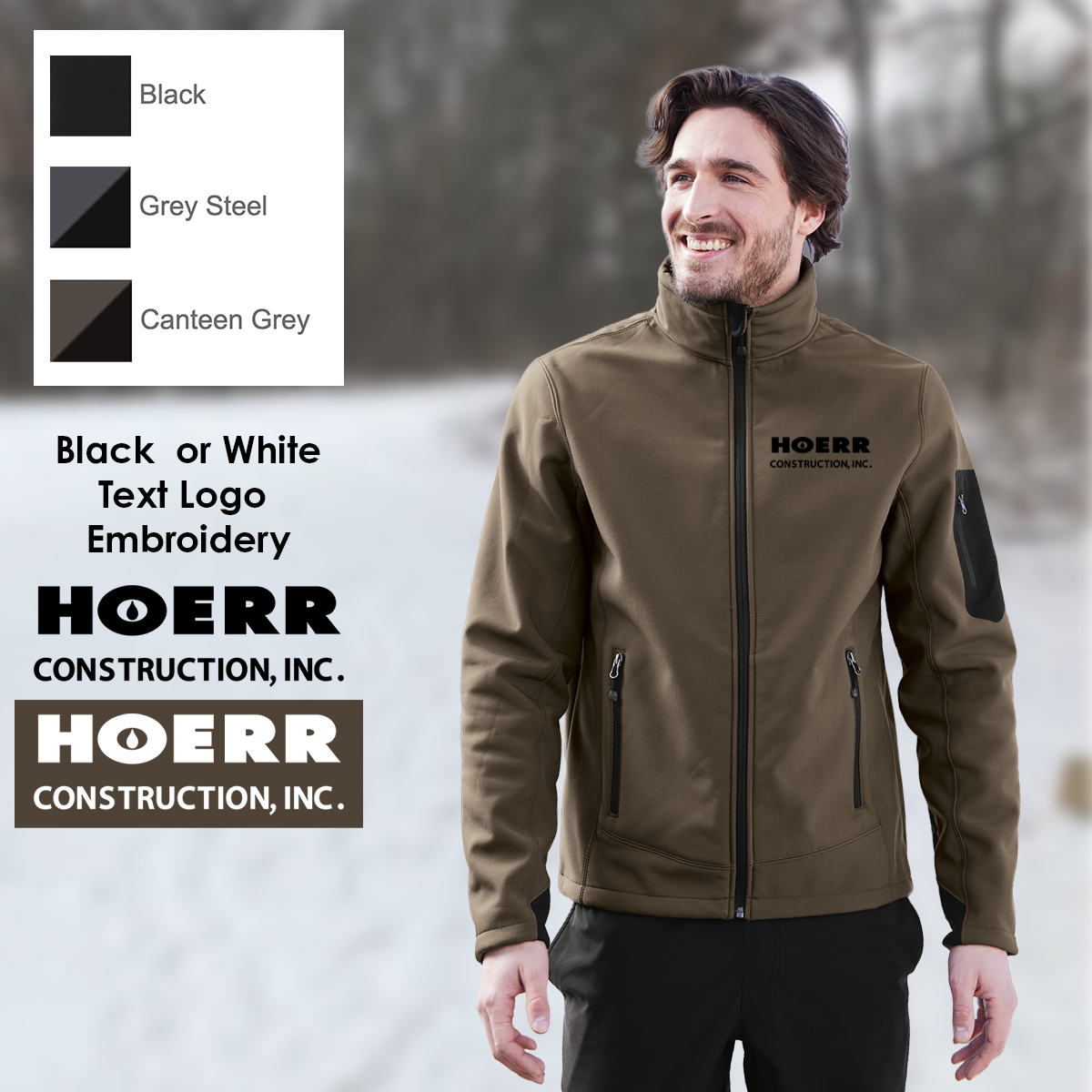 HC - Embroidered - Eddie Bauer® Rugged Ripstop Soft Shell Jacket