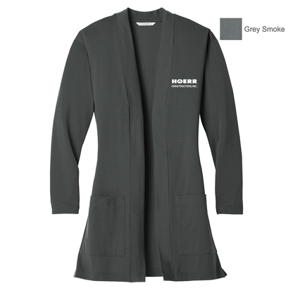 HC - Embroidered - Port Authority ® Women's Concept Long Pocket Cardigan