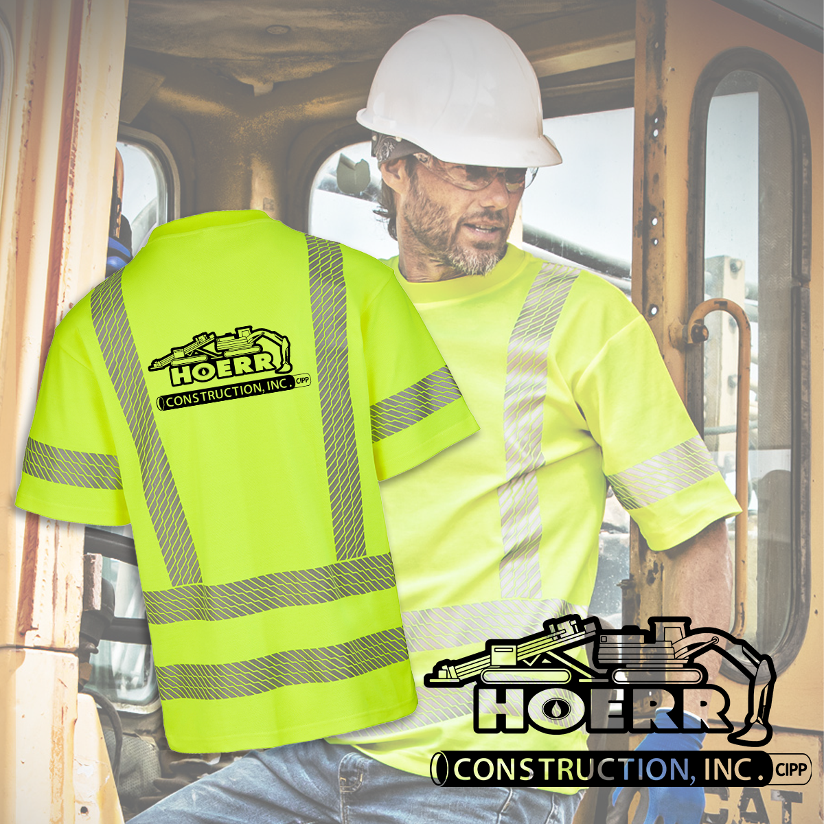 HC - Printed - ANSI Class 3 Cotton Rich Short Sleeve T-Shirt