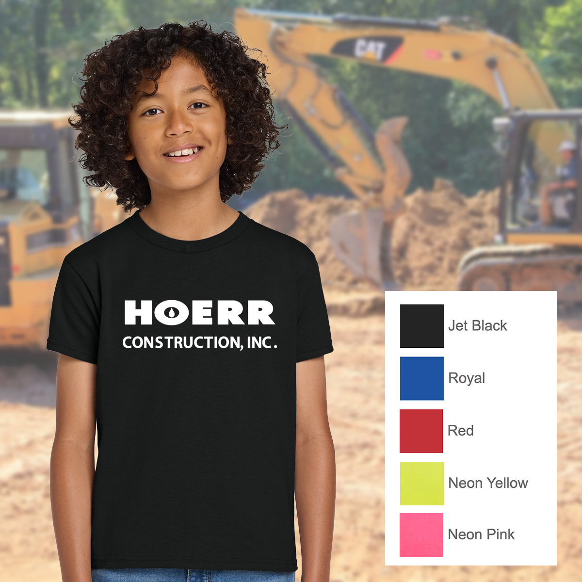 HC - Printed - Port & Co™ Youth Core Cotton Tee