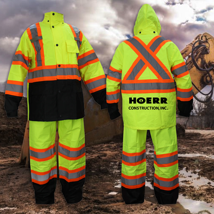 HC - Printed - Class 3 Rain suit - Jacket and Pants