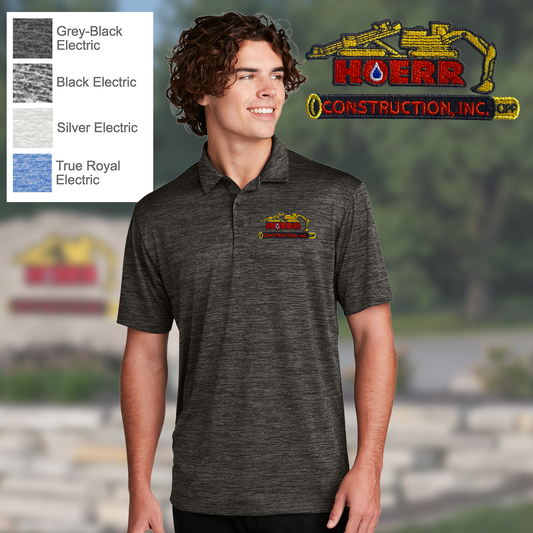 HC - Embroidered - Sport-Tek® PosiCharge® Electric Heather Polo