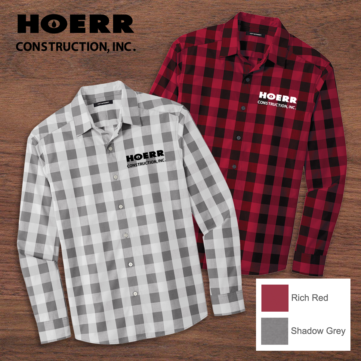 HC - Embroidered - Unisex Port Authority® Everyday Plaid Shirt