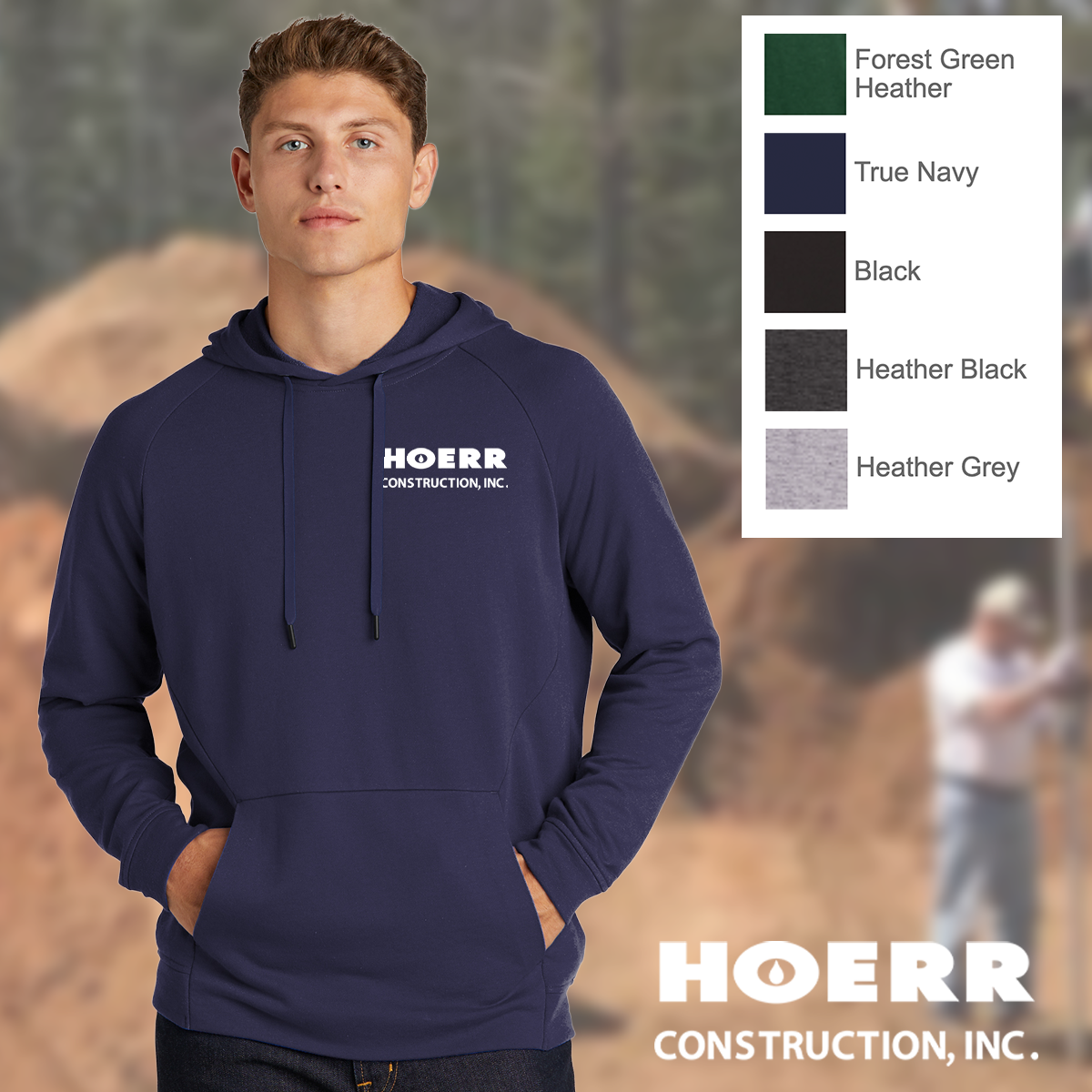 HC - Printed - Sport-Tek® Lightweight French Terry Pullover Hoodie