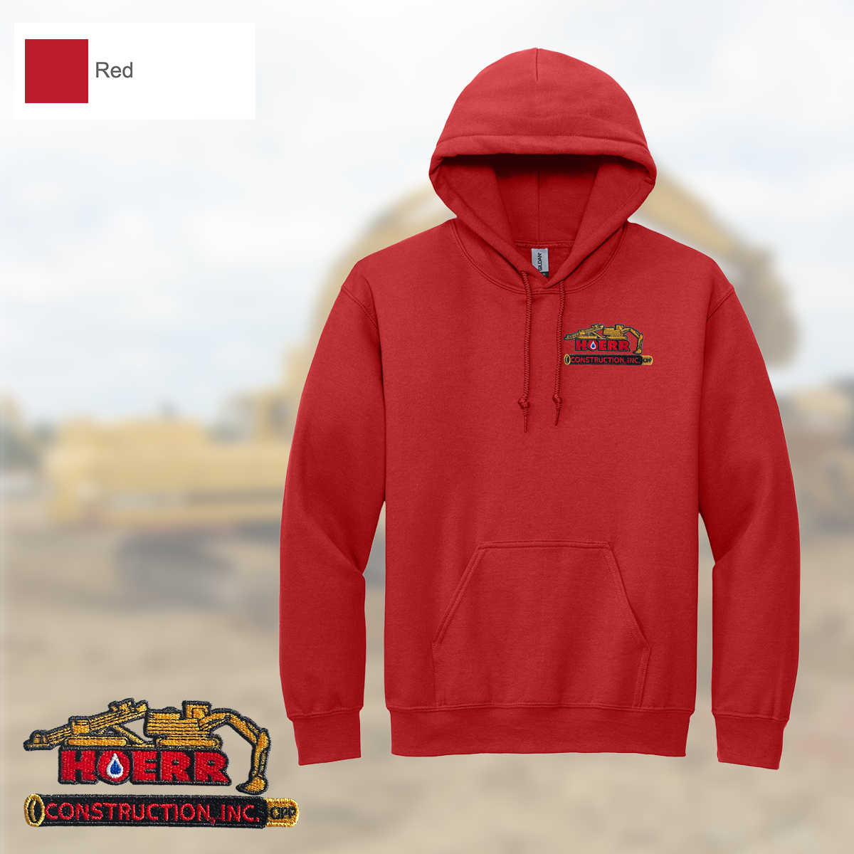 HC - Embroidered - Gildan® DryBlend® Pullover Hooded Sweatshirt
