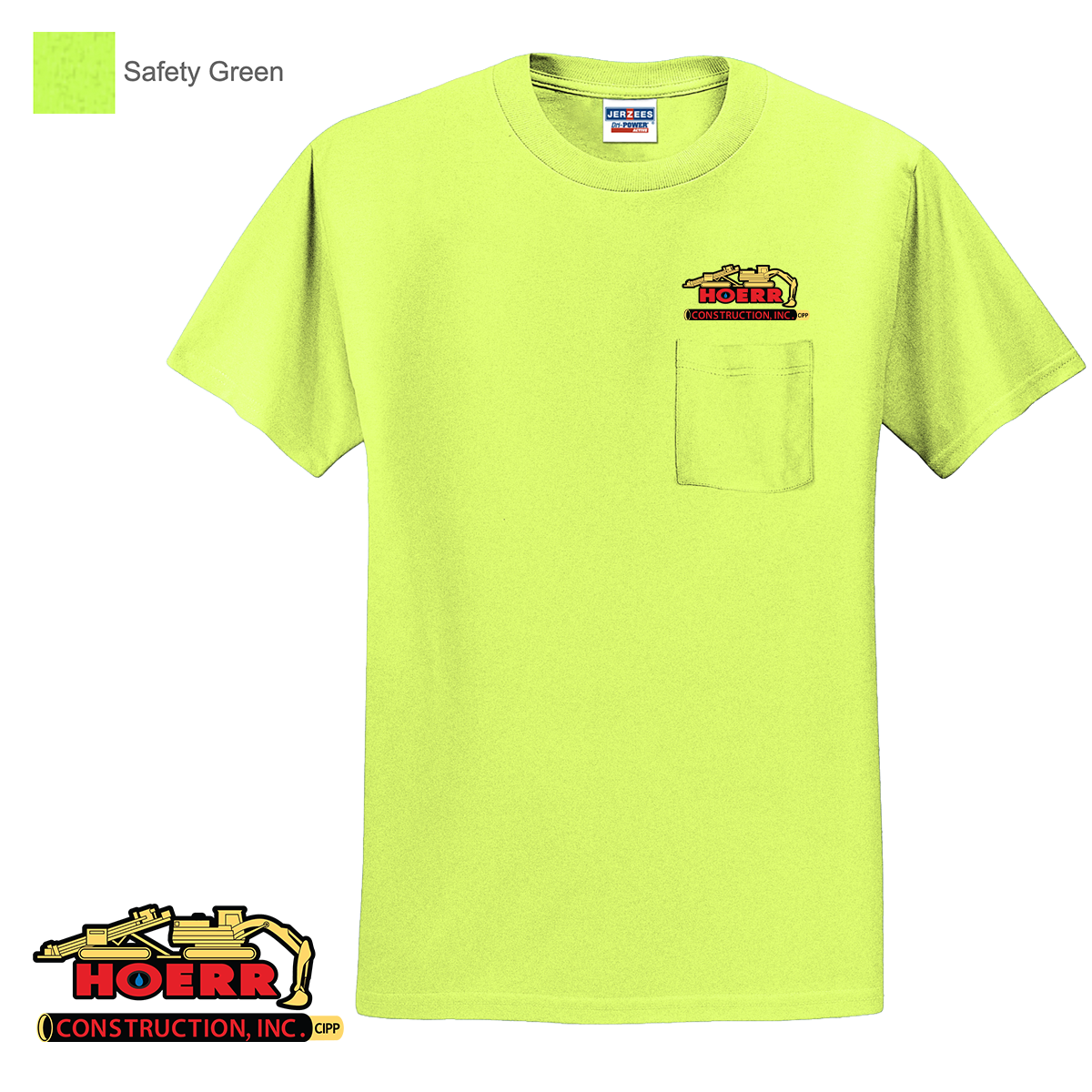 HC - Printed - Jerzees® Dri-Power® 50/50 Cotton/Poly Pocket T-Shirt