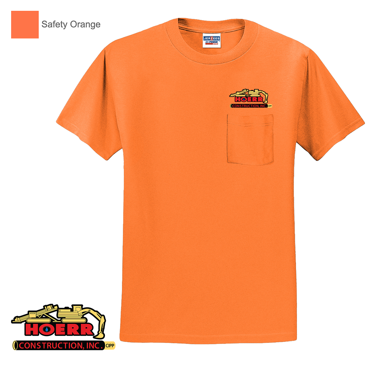 HC - Printed - Jerzees® Dri-Power® 50/50 Cotton/Poly Pocket T-Shirt