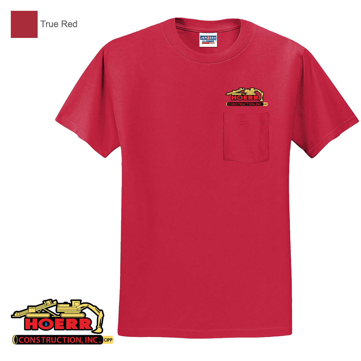HC - Printed - Jerzees® Dri-Power® 50/50 Cotton/Poly Pocket T-Shirt