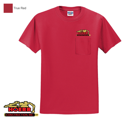 HC - Printed - Jerzees® Dri-Power® 50/50 Cotton/Poly Pocket T-Shirt