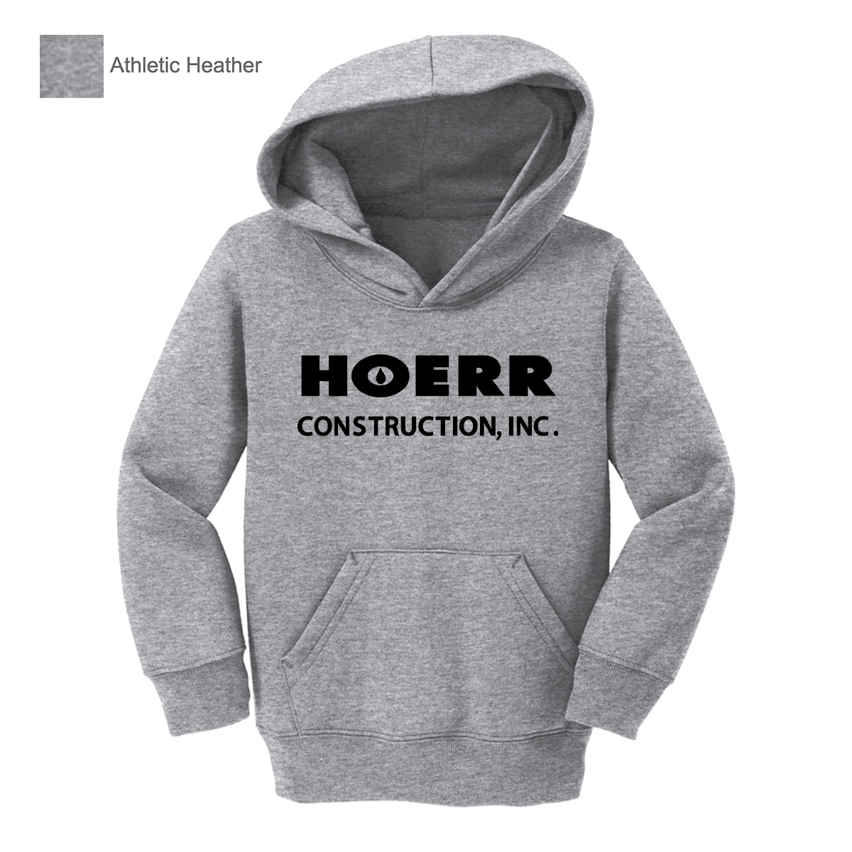 HC - Printed - Port & Co™ Toddler Core Fleece Pullover Hooded Sweatshirt