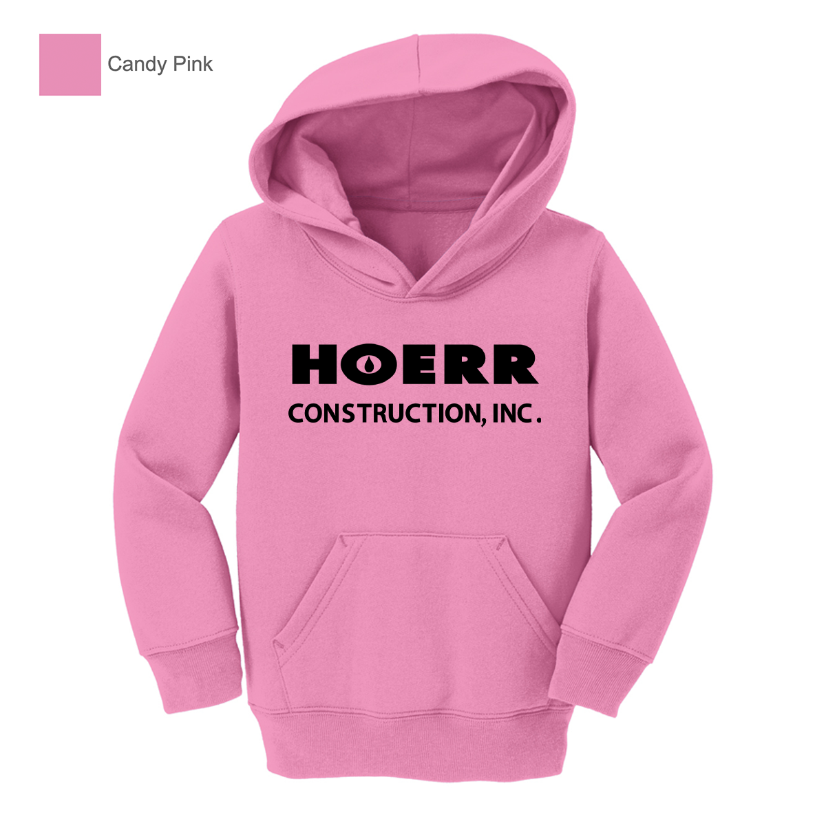 HC - Printed - Port & Co™ Toddler Core Fleece Pullover Hooded Sweatshirt