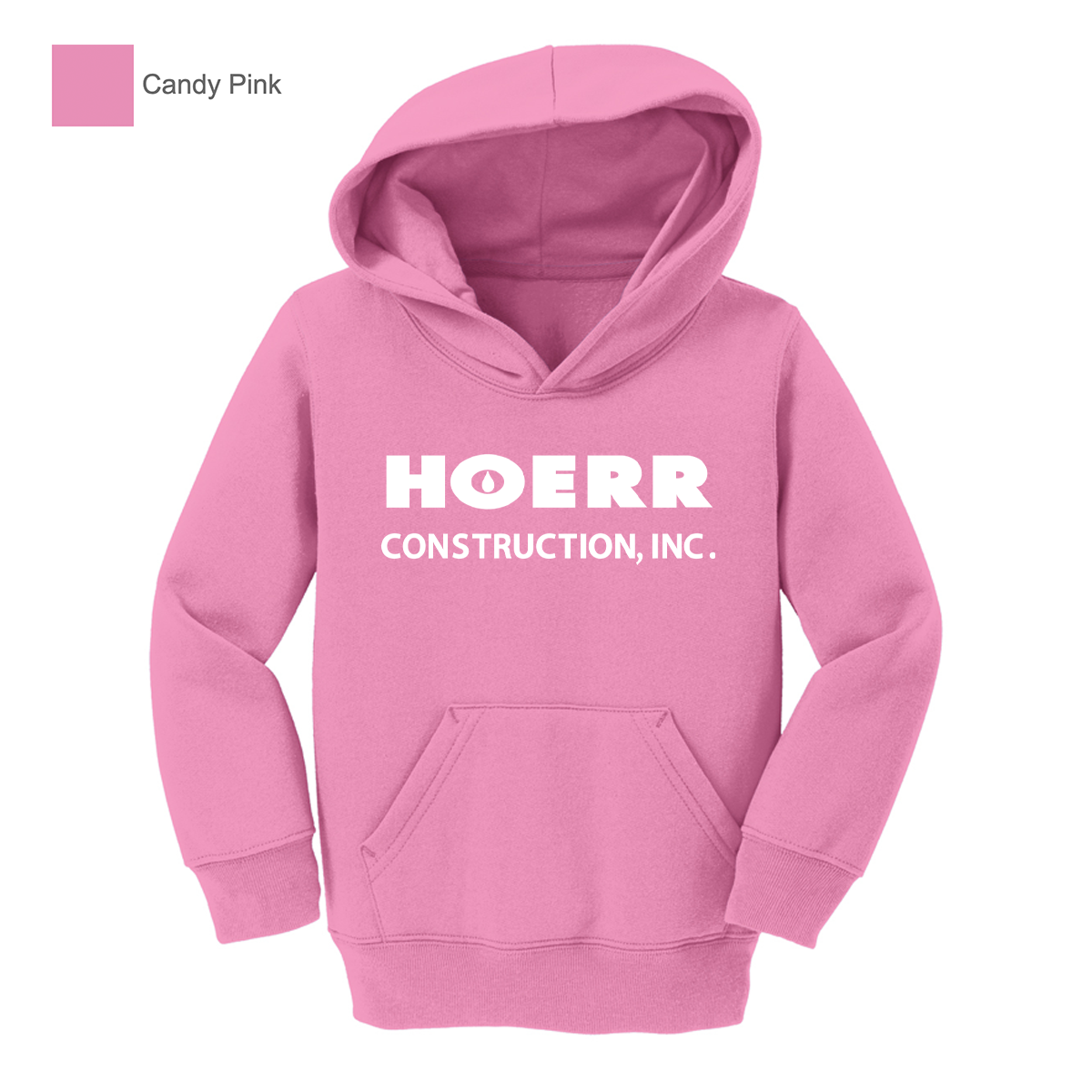 HC - Printed - Port & Co™ Toddler Core Fleece Pullover Hooded Sweatshirt
