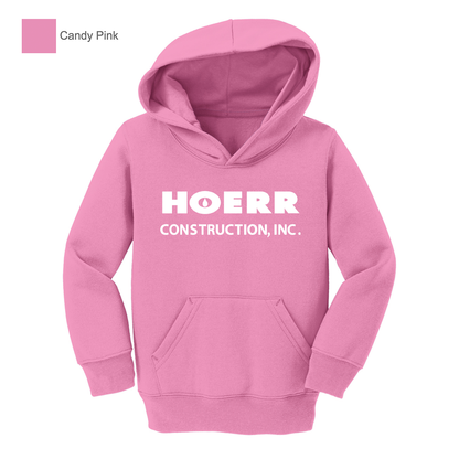 HC - Printed - Port & Co™ Toddler Core Fleece Pullover Hooded Sweatshirt