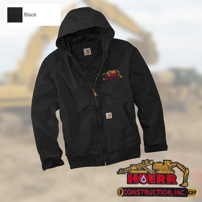 HC - Embroidered - Carhartt® Washed Duck Active Jac - (Loose Fit)
