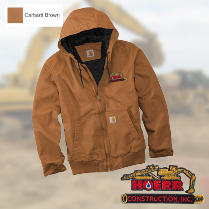 HC - Embroidered - Carhartt® Washed Duck Active Jac - (Loose Fit)