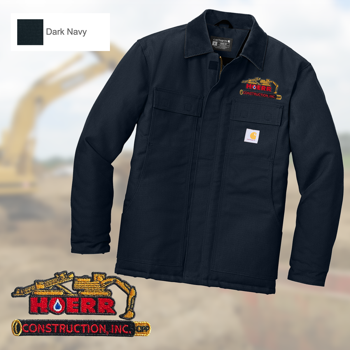 HC - Embroidered - Carhartt® Duck Traditional Coat