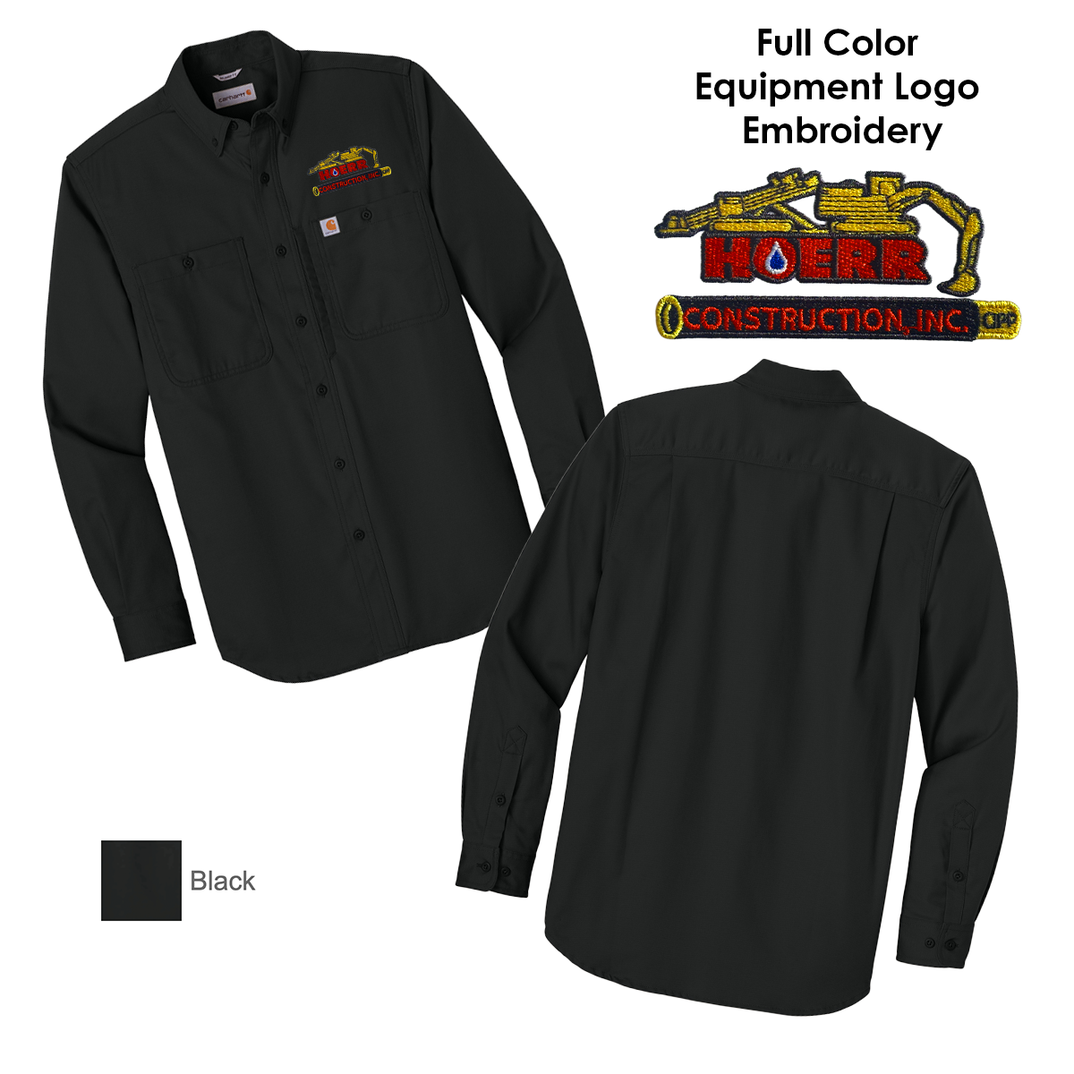 HC - Embroidered - Carhartt® Rugged Professional™ Series Long Sleeve Shirt