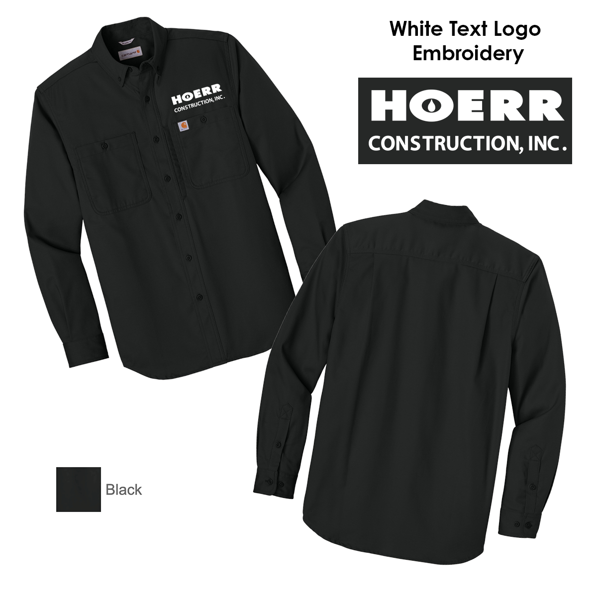 HC - Embroidered - Carhartt® Rugged Professional™ Series Long Sleeve Shirt