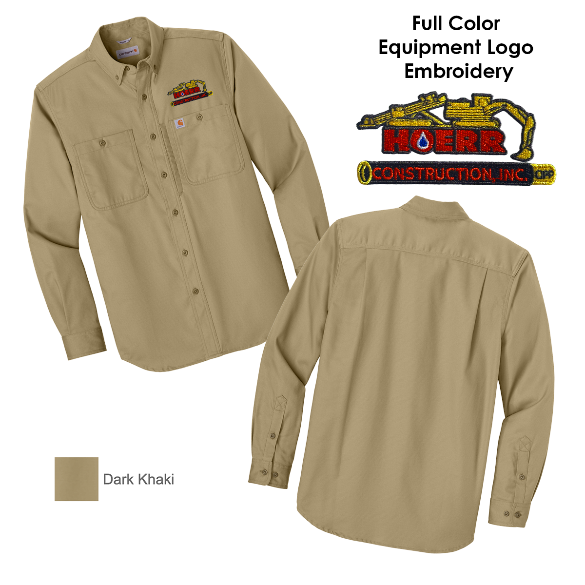 HC - Embroidered - Carhartt® Rugged Professional™ Series Long Sleeve Shirt