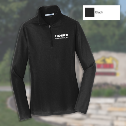 HC - Embroidered - Port Authority® Women's Pinpoint Mesh 1/2-Zip