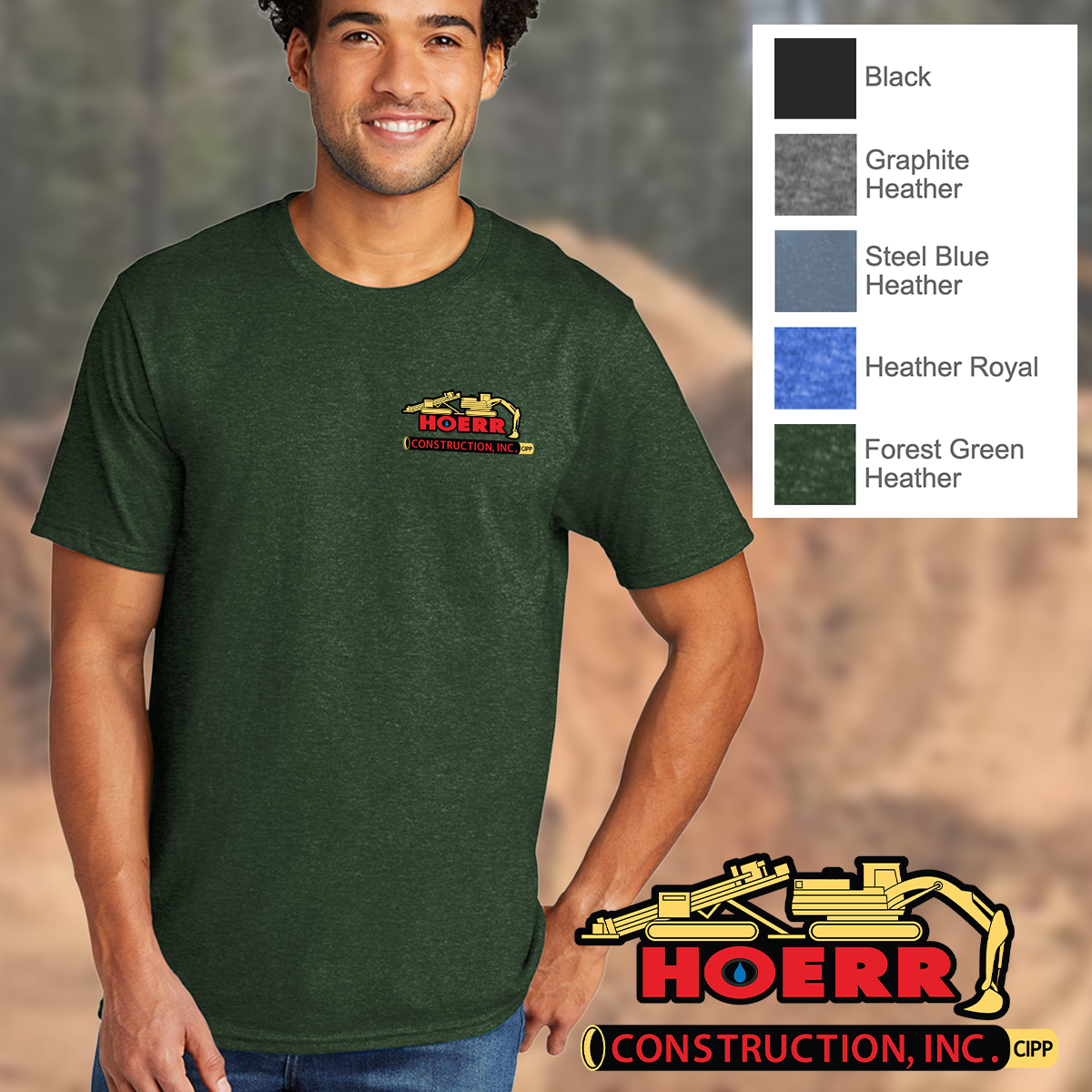 HC - Printed - Port & Co™ Tri-Blend Tee