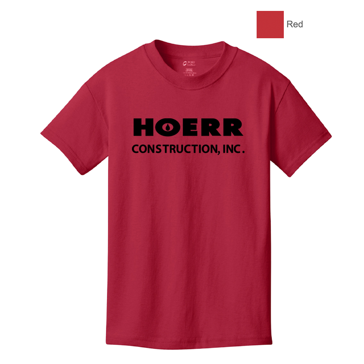 HC - Printed - Port & Co™ Youth Core Cotton Tee