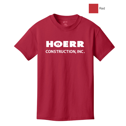 HC - Printed - Port & Co™ Youth Core Cotton Tee