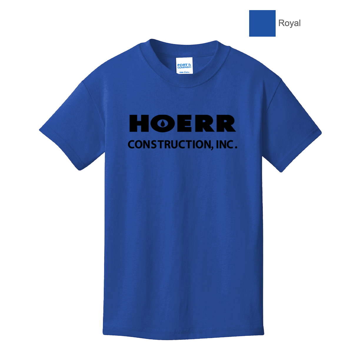 HC - Printed - Port & Co™ Youth Core Cotton Tee