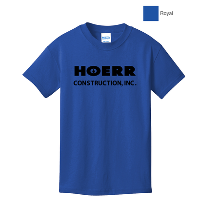 HC - Printed - Port & Co™ Youth Core Cotton Tee
