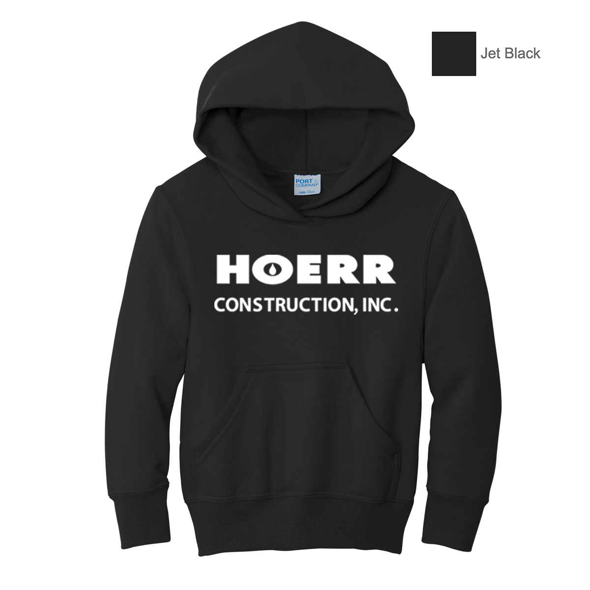 HC - Printed - Port & Co™ Youth Core Fleece Pullover Hooded Sweatshirt