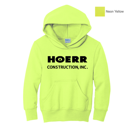 HC - Printed - Port & Co™ Youth Core Fleece Pullover Hooded Sweatshirt