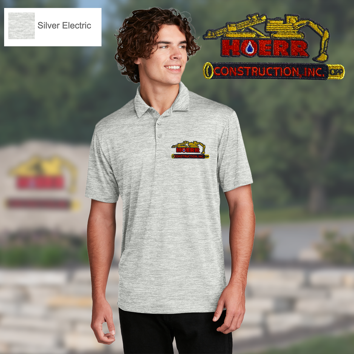 HC - Embroidered - Sport-Tek® PosiCharge® Electric Heather Polo