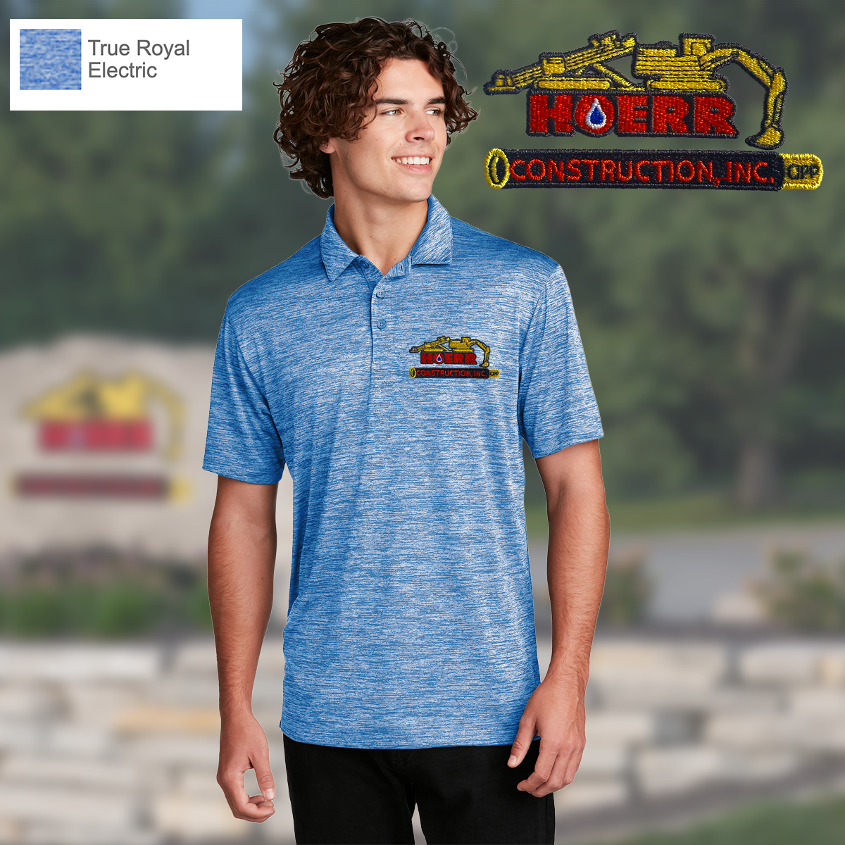 HC - Embroidered - Sport-Tek® PosiCharge® Electric Heather Polo