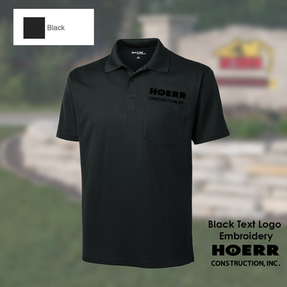 HC - Embroidered - Unisex Sport-Tek® Micropique Sport-Wick® Pocket Polo