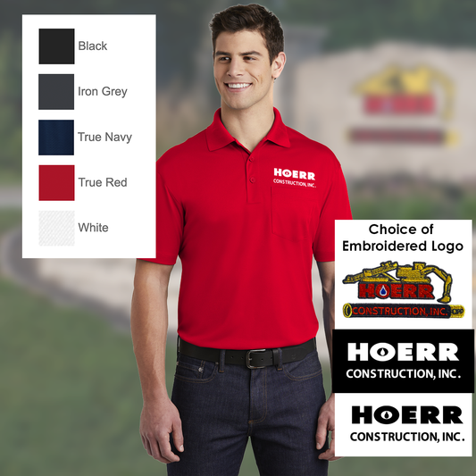 HC - Embroidered - Unisex Sport-Tek® Micropique Sport-Wick® Pocket Polo