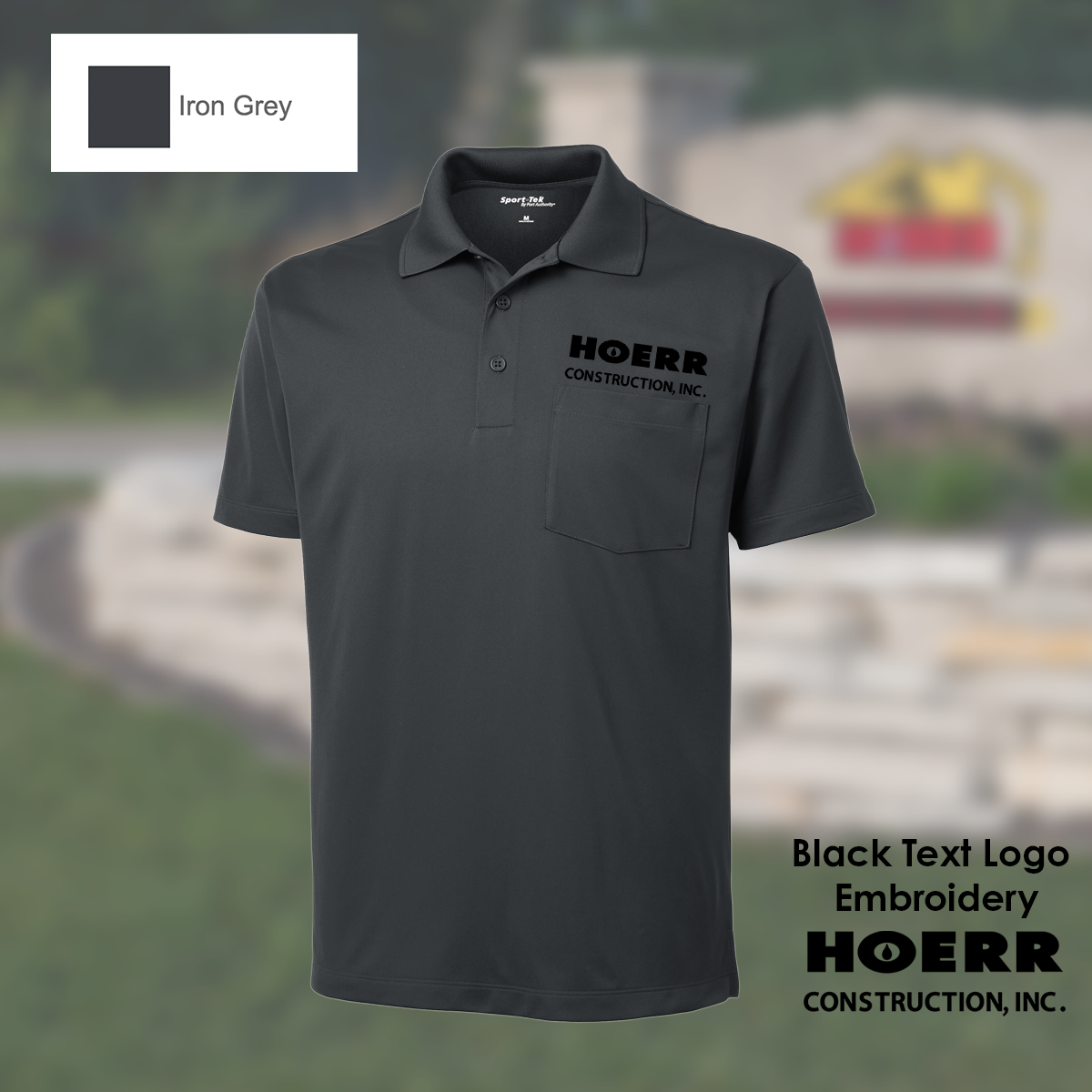 HC - Embroidered - Unisex Sport-Tek® Micropique Sport-Wick® Pocket Polo