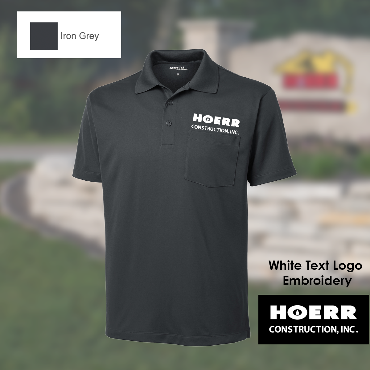 HC - Embroidered - Unisex Sport-Tek® Micropique Sport-Wick® Pocket Polo