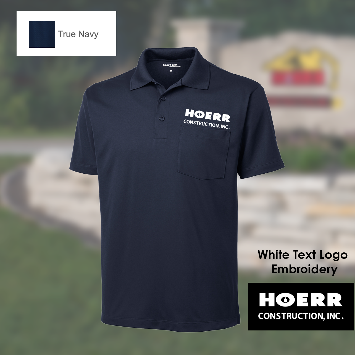 HC - Embroidered - Unisex Sport-Tek® Micropique Sport-Wick® Pocket Polo