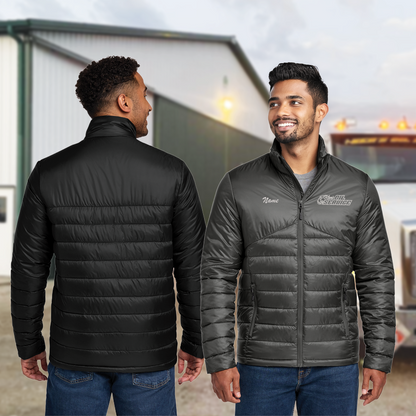 Ken's Oil Embroidered Eddie Bauer® Quilted Jacket