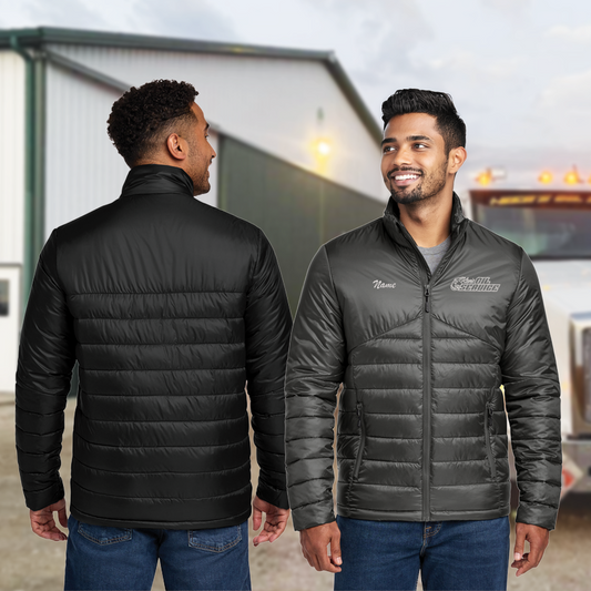 Ken's Oil Embroidered Eddie Bauer® Quilted Jacket
