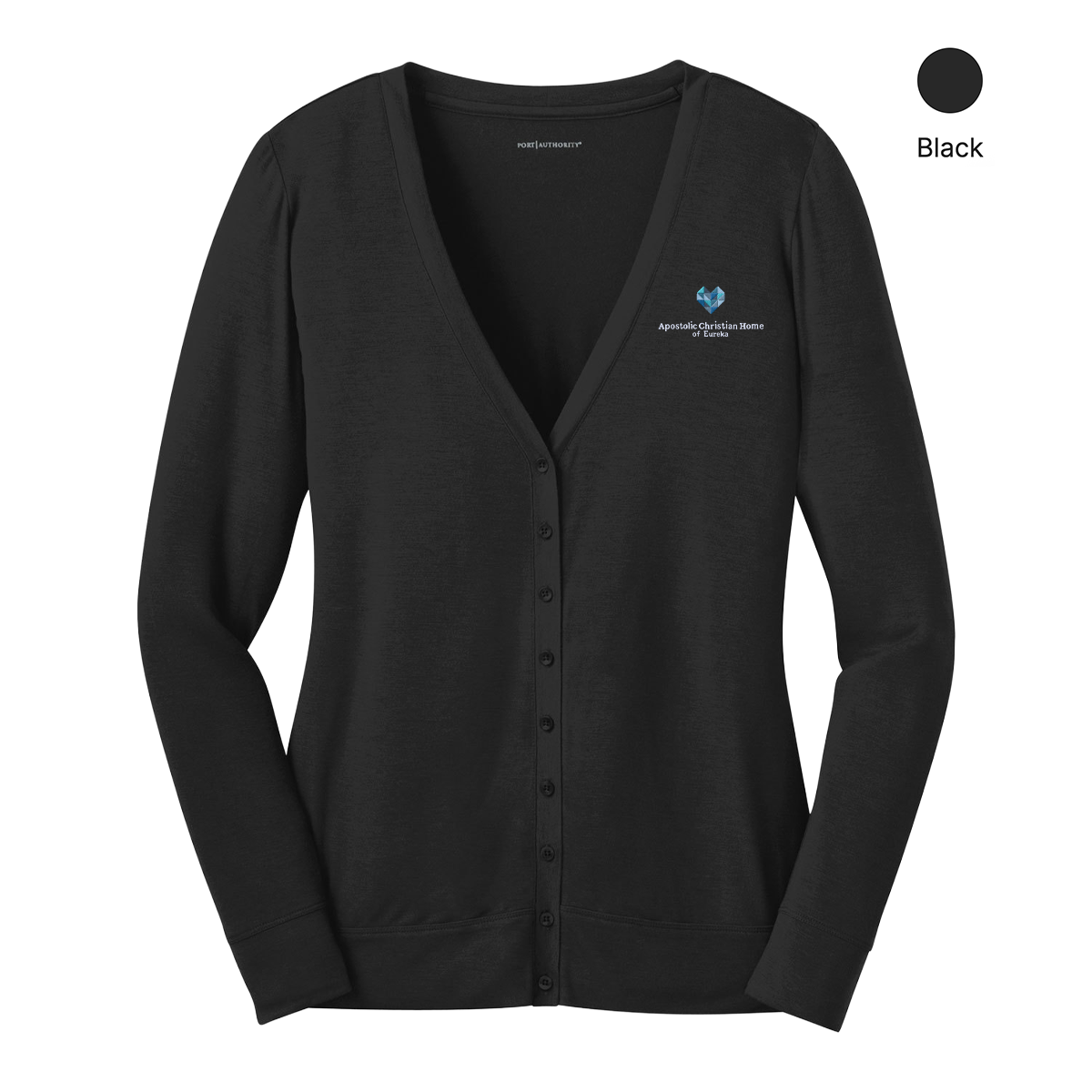 EACH - Embroidered - Classic Logo - Port Authority® Women's Concept Cardigan