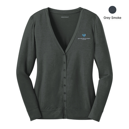 EACH - Embroidered - Classic Logo - Port Authority® Women's Concept Cardigan