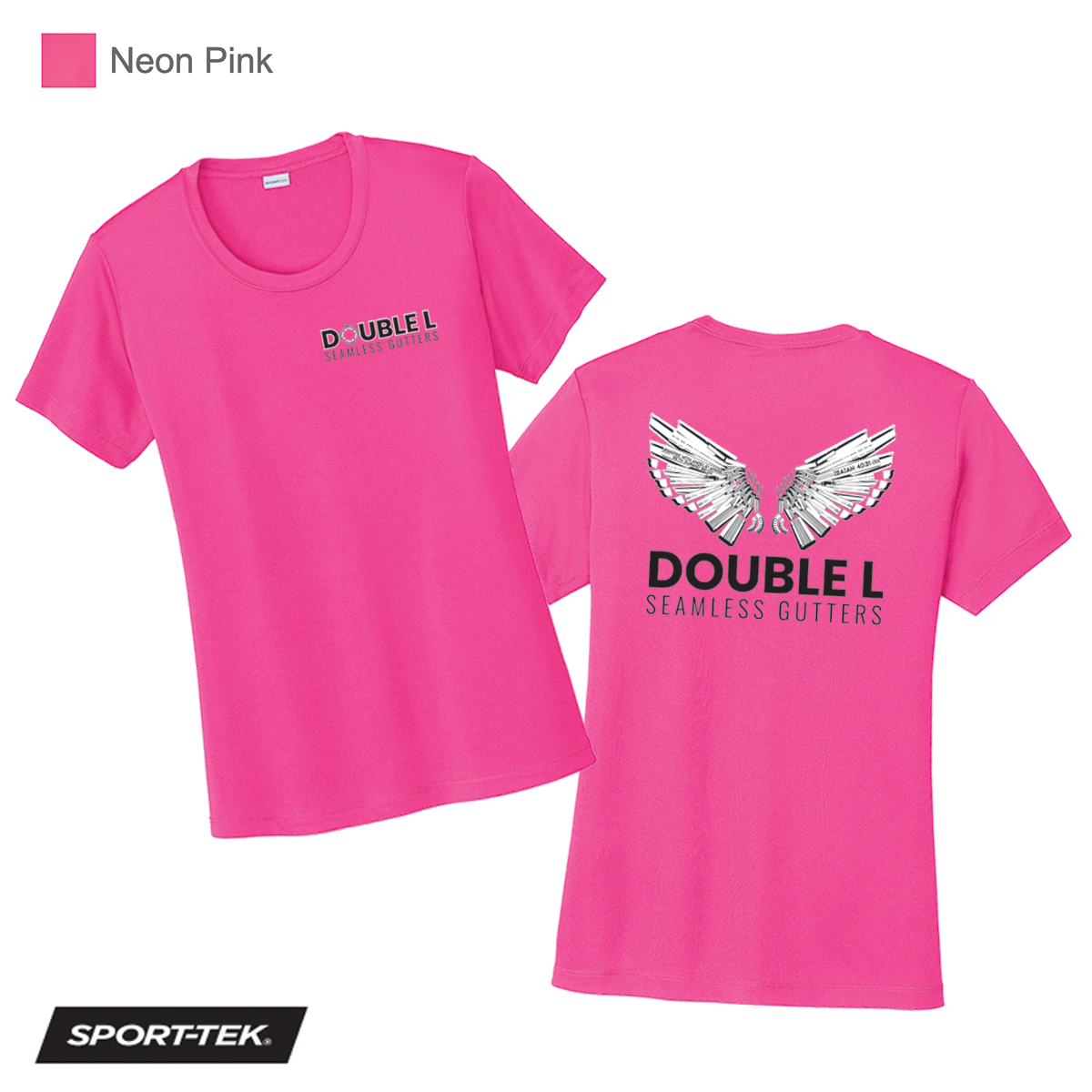 Double L - Women's Printed Short Sleeve Wicking Tee