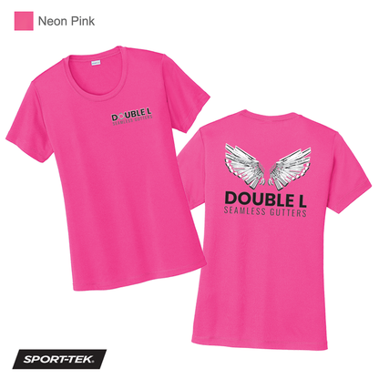 Double L - Women's Printed Short Sleeve Wicking Tee