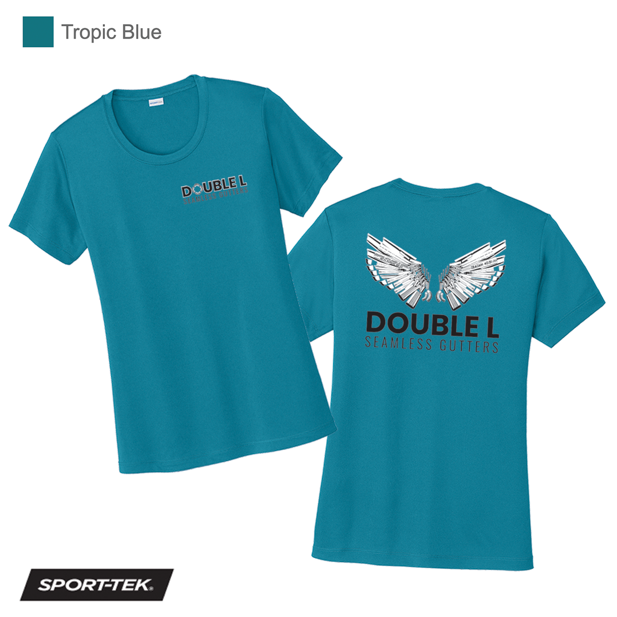 Double L - Women's Printed Short Sleeve Wicking Tee