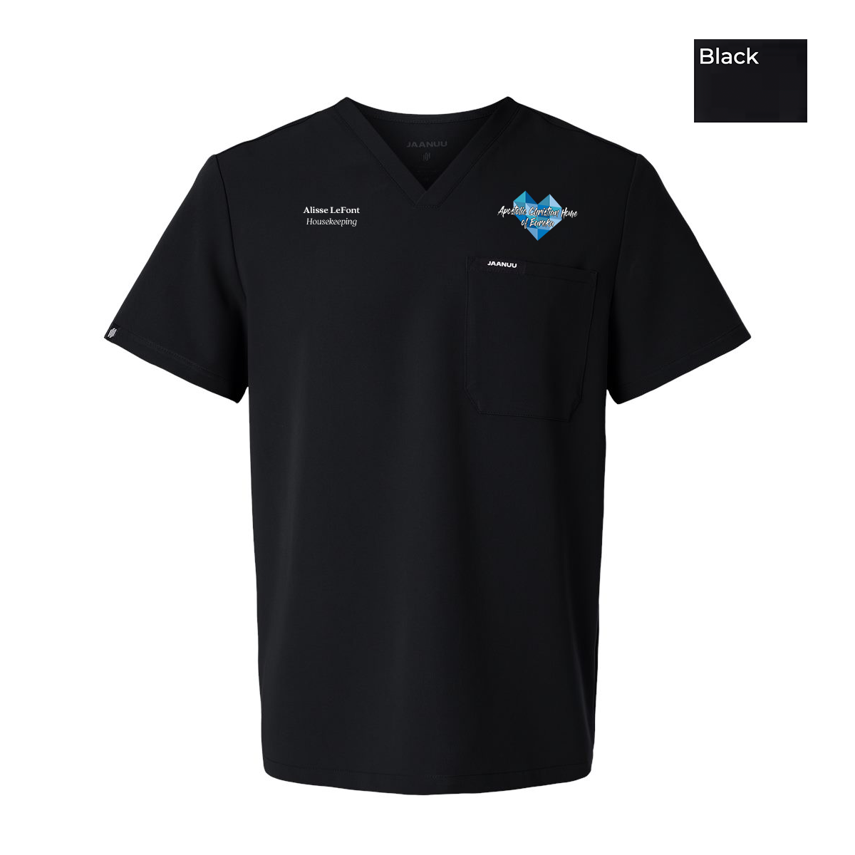 EACH - Jaanuu Holmes Everyday 1-Pocket Unisex Scrub Top