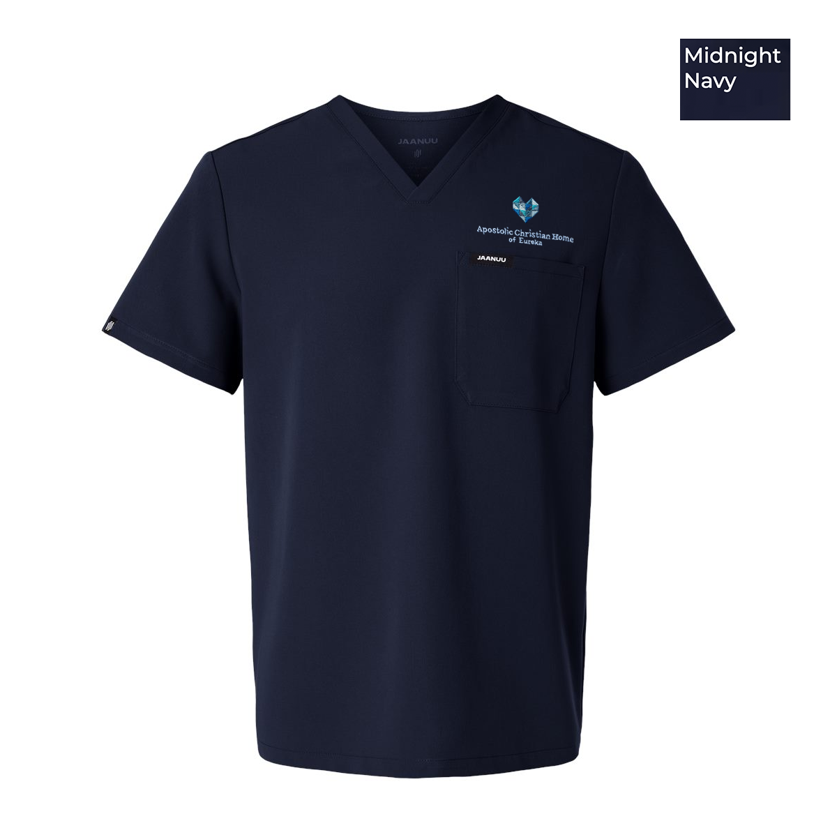 EACH - Embroidered - Classic Logo - Holmes Everyday 1-Pocket Unisex Scrub Top