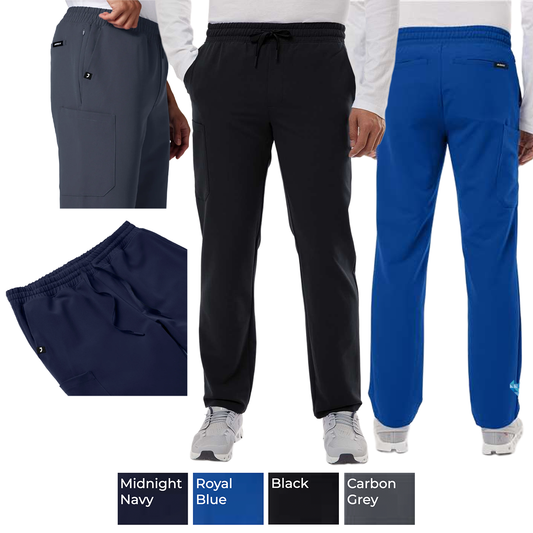 EACH - Jaanuu Men's Rhodes Everyday Straight-Leg Scrub Pants