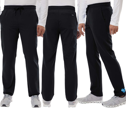 EACH - Jaanuu Men's Rhodes Everyday Straight-Leg Scrub Pants