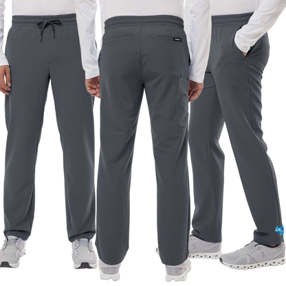 EACH - Jaanuu Men's Rhodes Everyday Straight-Leg Scrub Pants